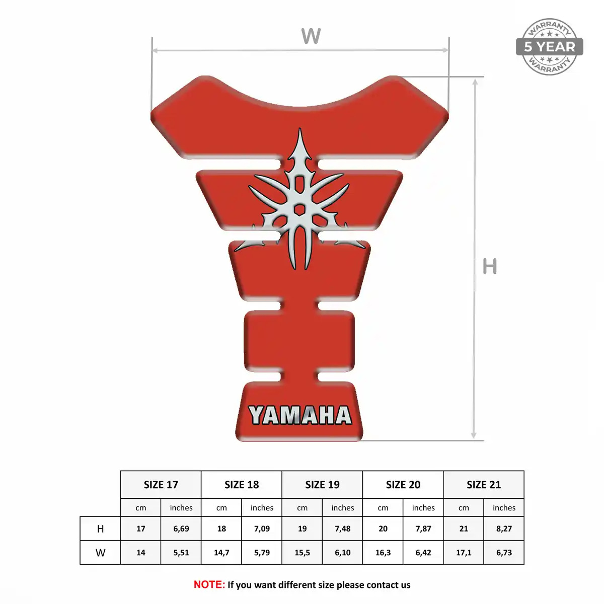 Yamaha Tank Fuse Guard Prime Quality