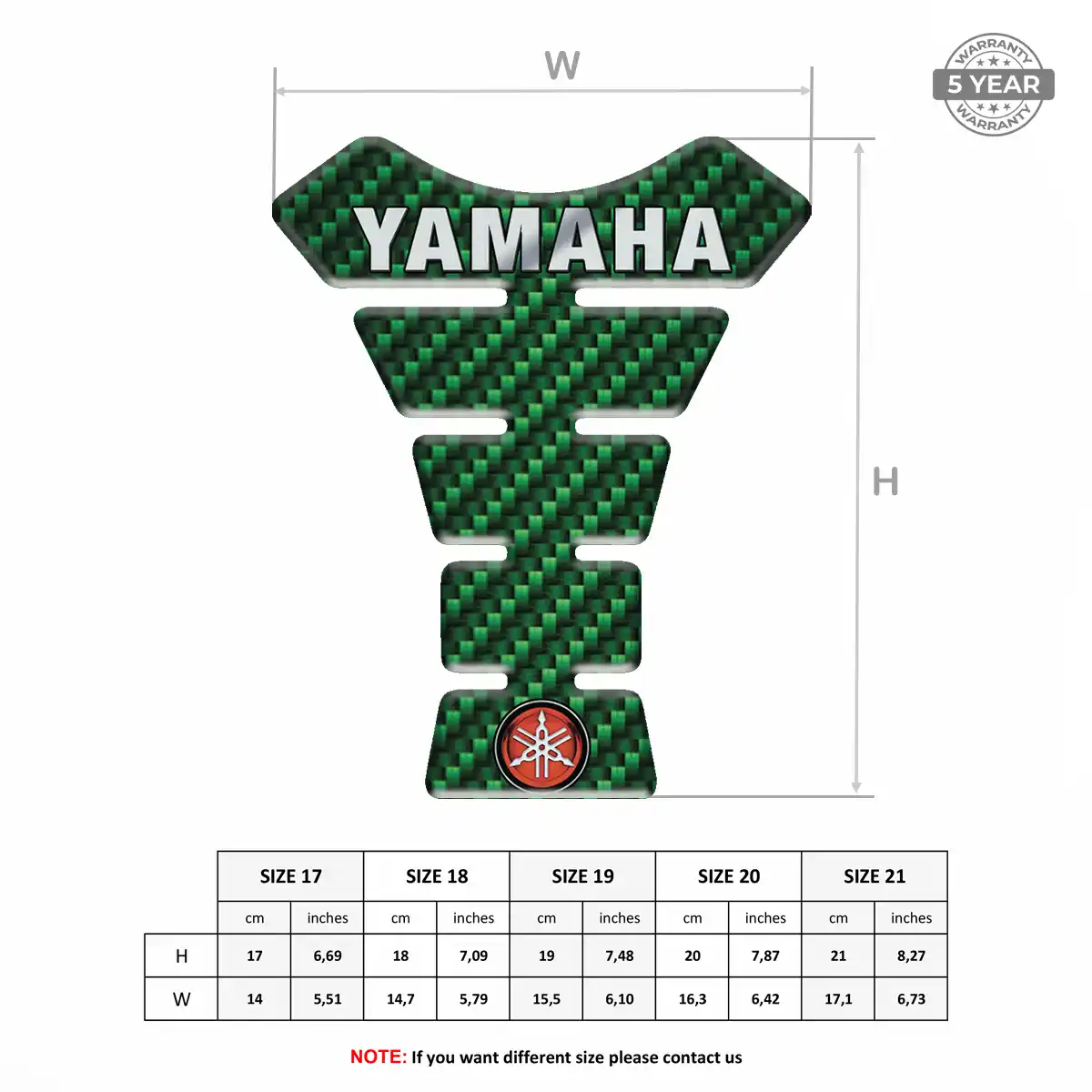 Yamaha Tank Fuse Guard Signature Grade