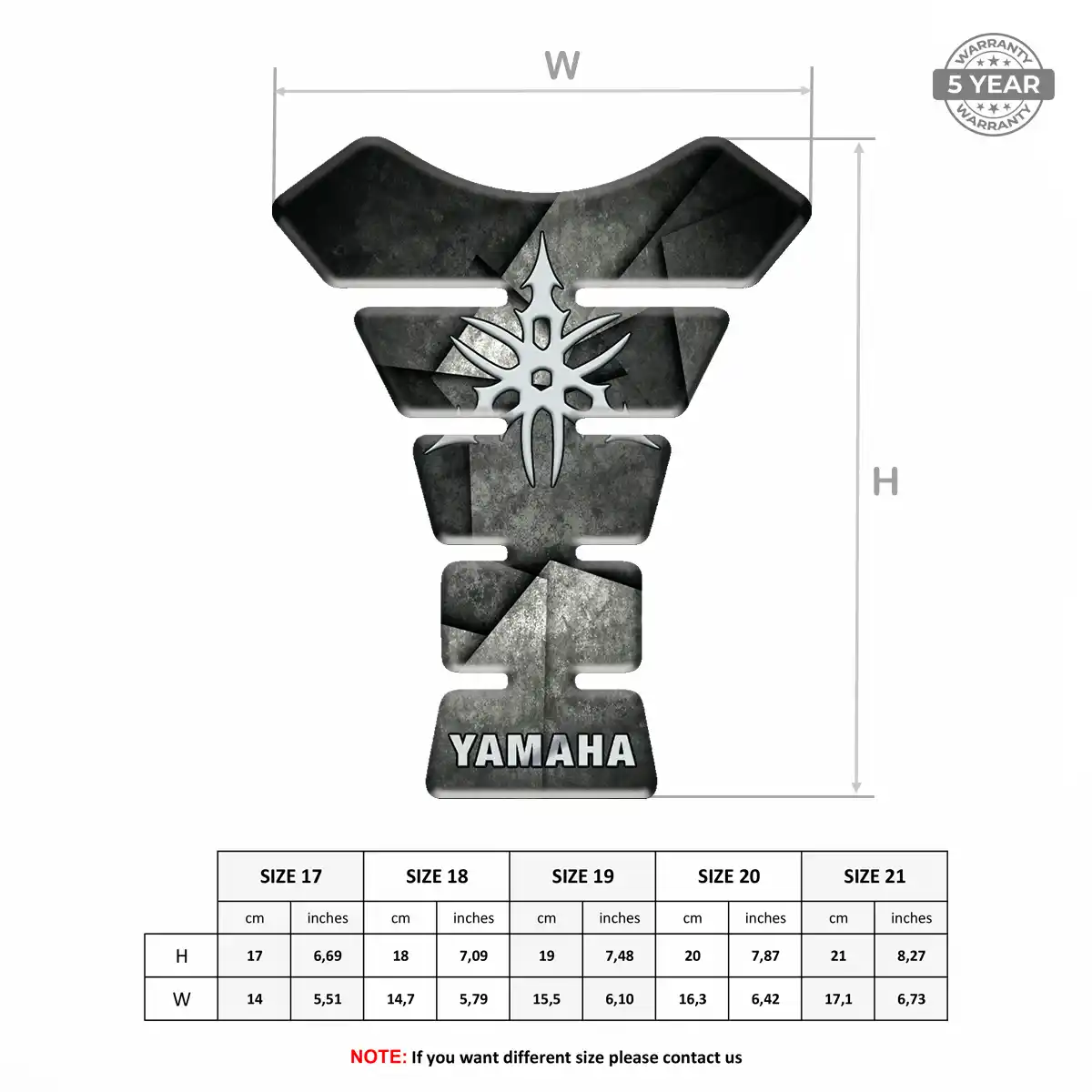 Yamaha Tank Fuse Guard Sleek Style