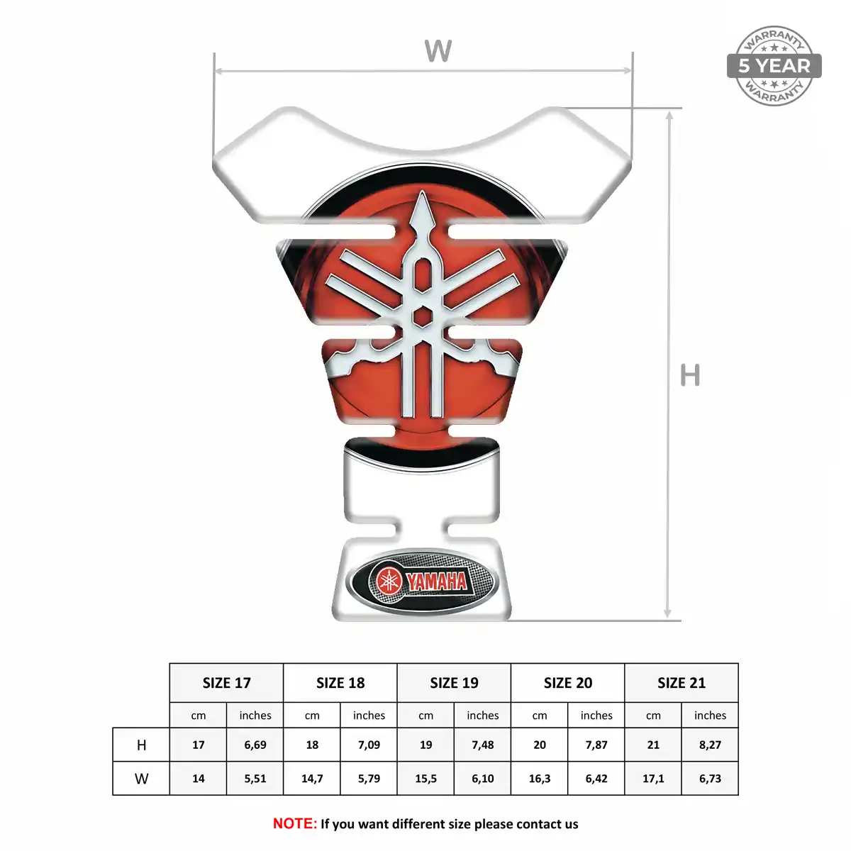 Yamaha Tank Fuse Motorbike Deluxe Edition