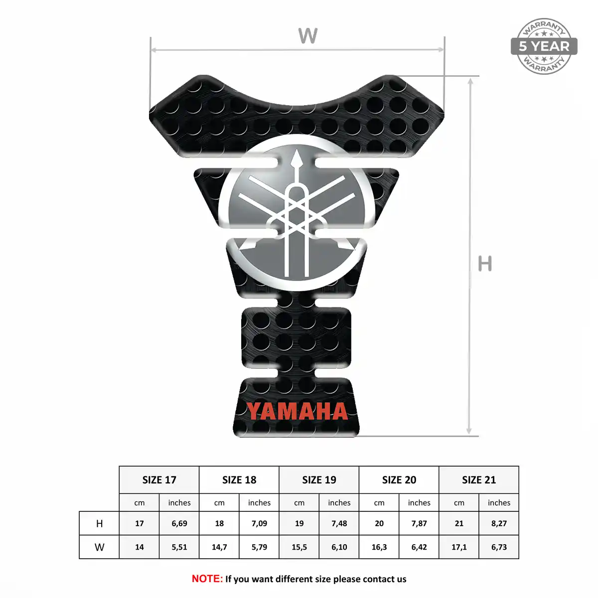 Yamaha Tank Fuse Motorbike Elite Edition