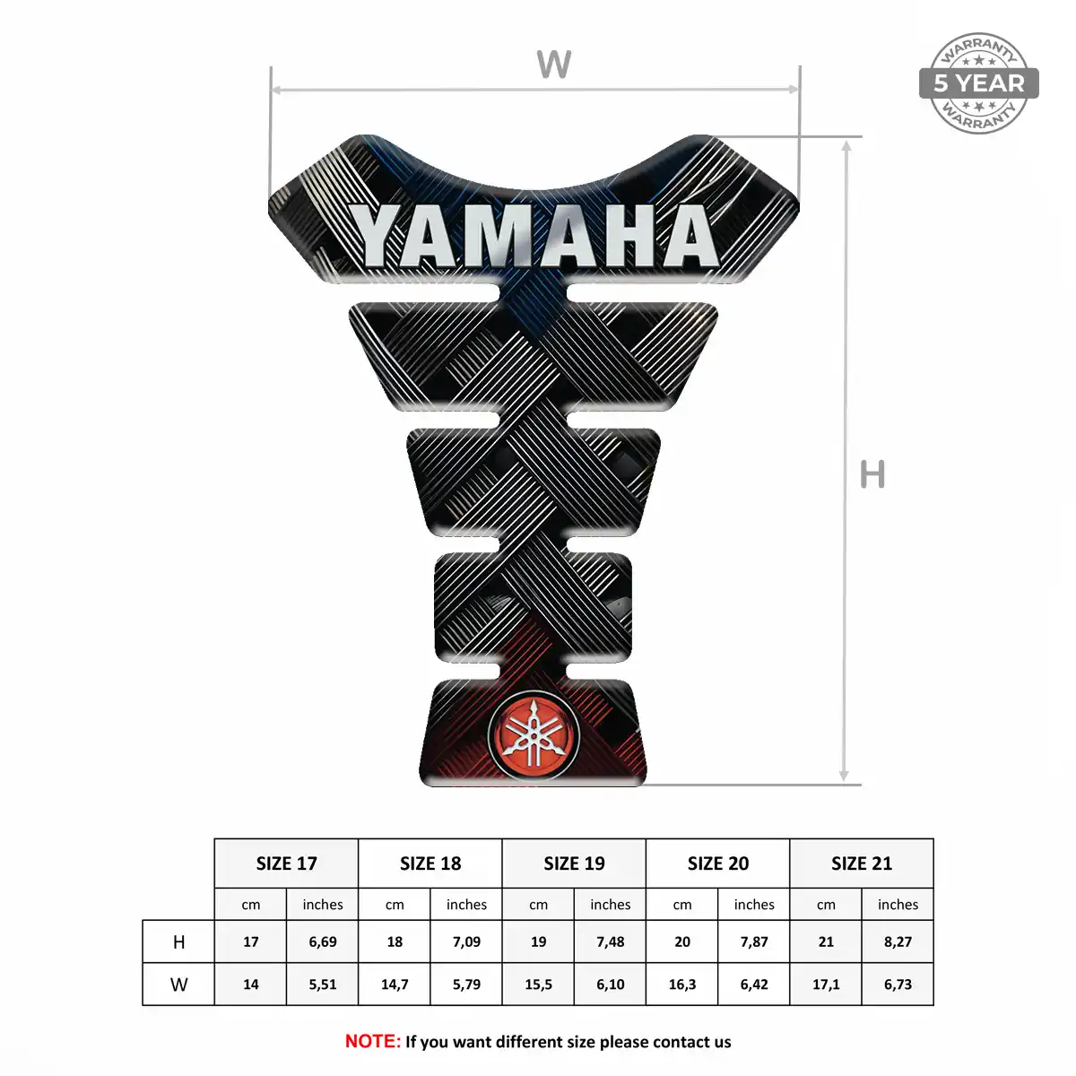 Yamaha Tank Fuse Motorbike Refined Design