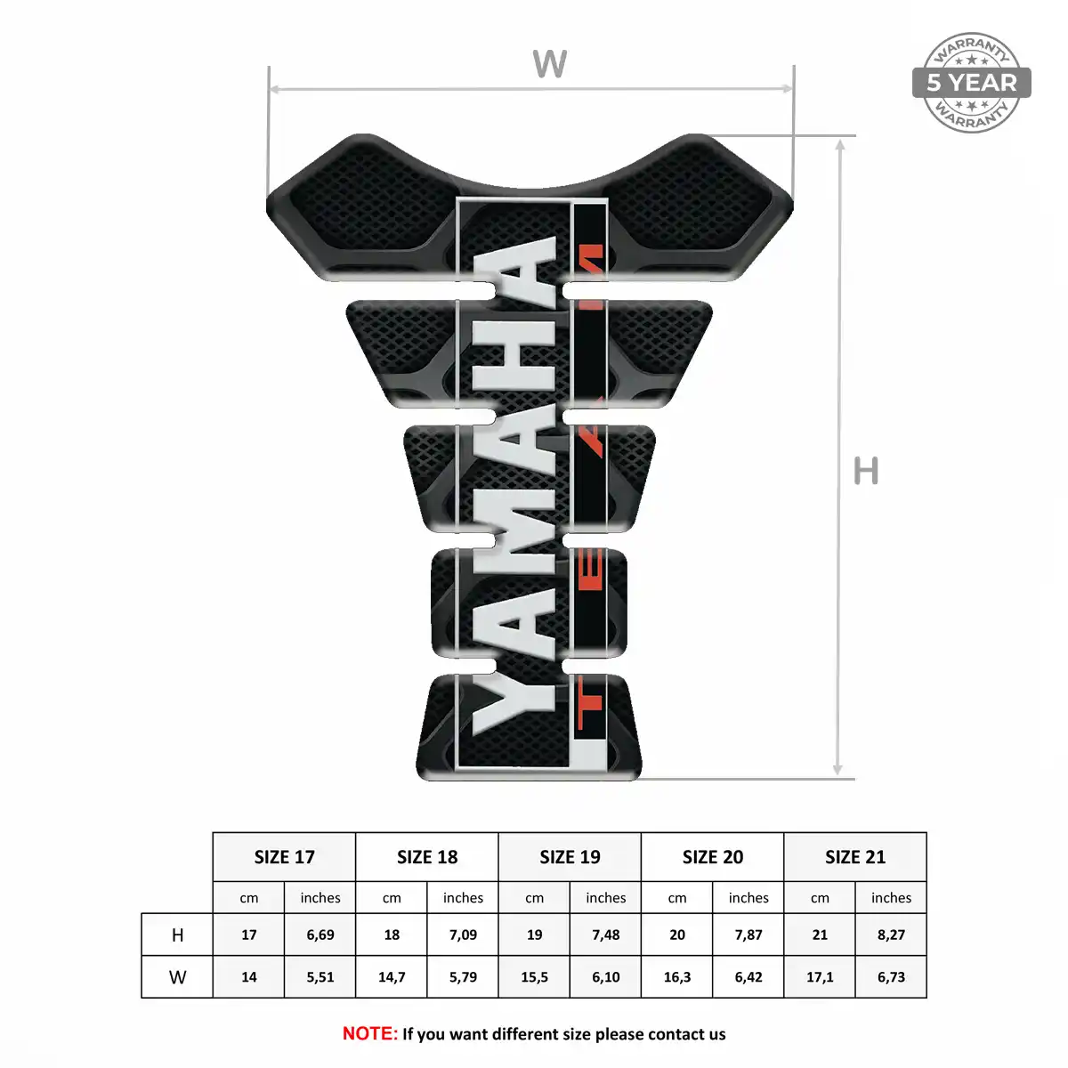 Yamaha Tank Fuse Motorbike Superior Craft