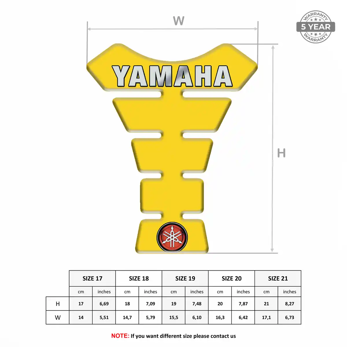Yamaha Tank Fuse Motorcycle Signature Grade