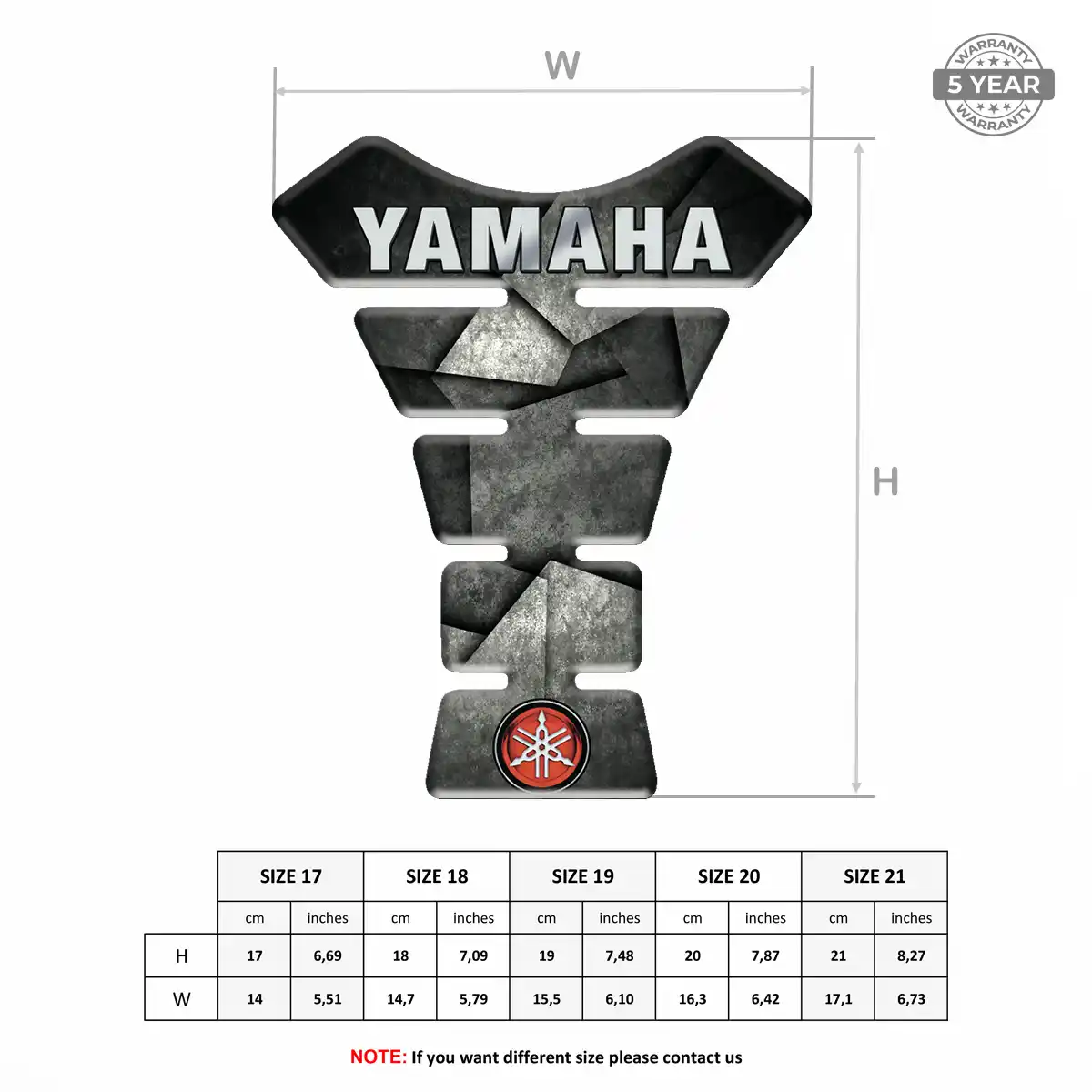Yamaha Tank Fuse Motorcycle Superior Craft