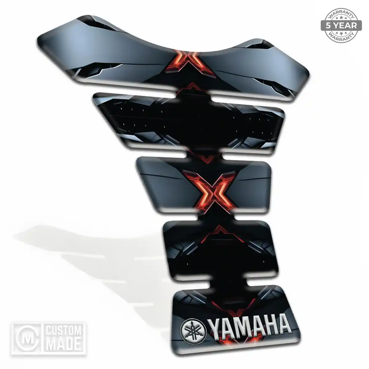 Yamaha Tank Fuse Pad Motorbike Refined Design