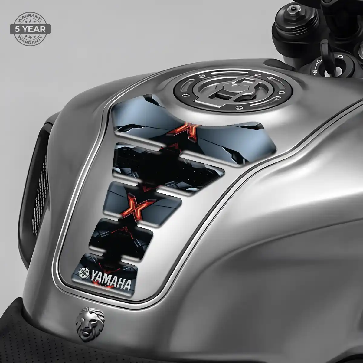 Yamaha Tank Fuse Pad Motorbike Refined Design