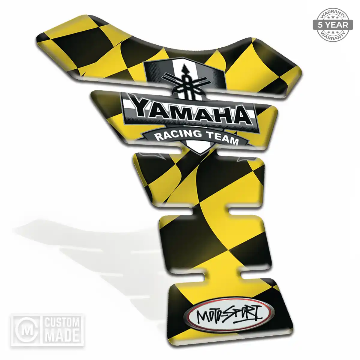 Yamaha Tank Fuse Pad Motorbike Sleek Style