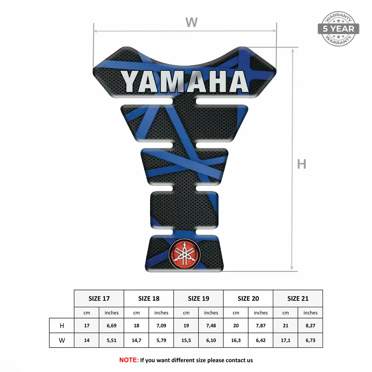 Yamaha Tank Fuse Pad Refined Design