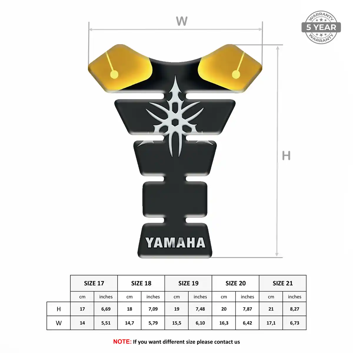 Yamaha Tank Fuse Pad Signature Grade
