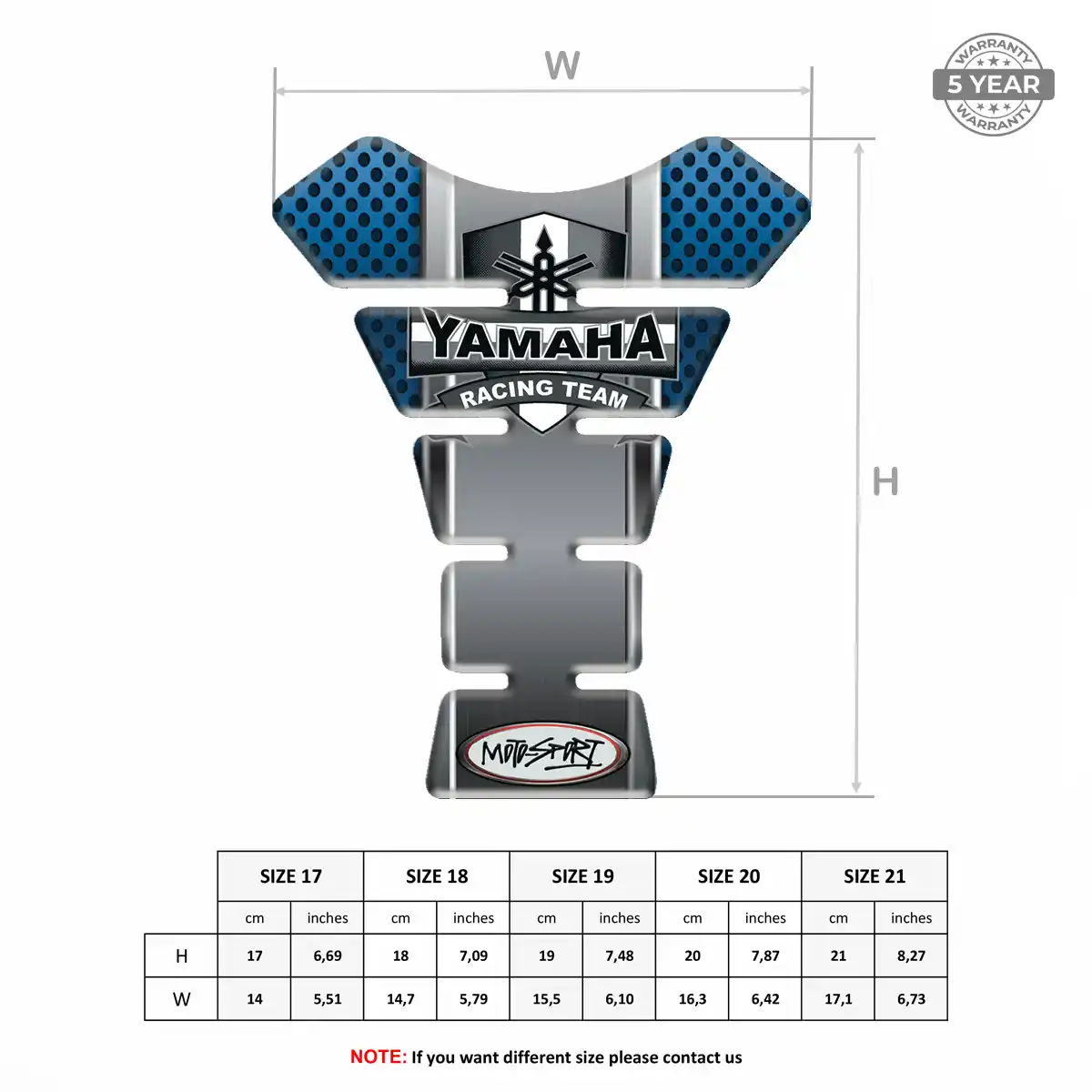 Yamaha Tank Fuse Pads Signature Grade