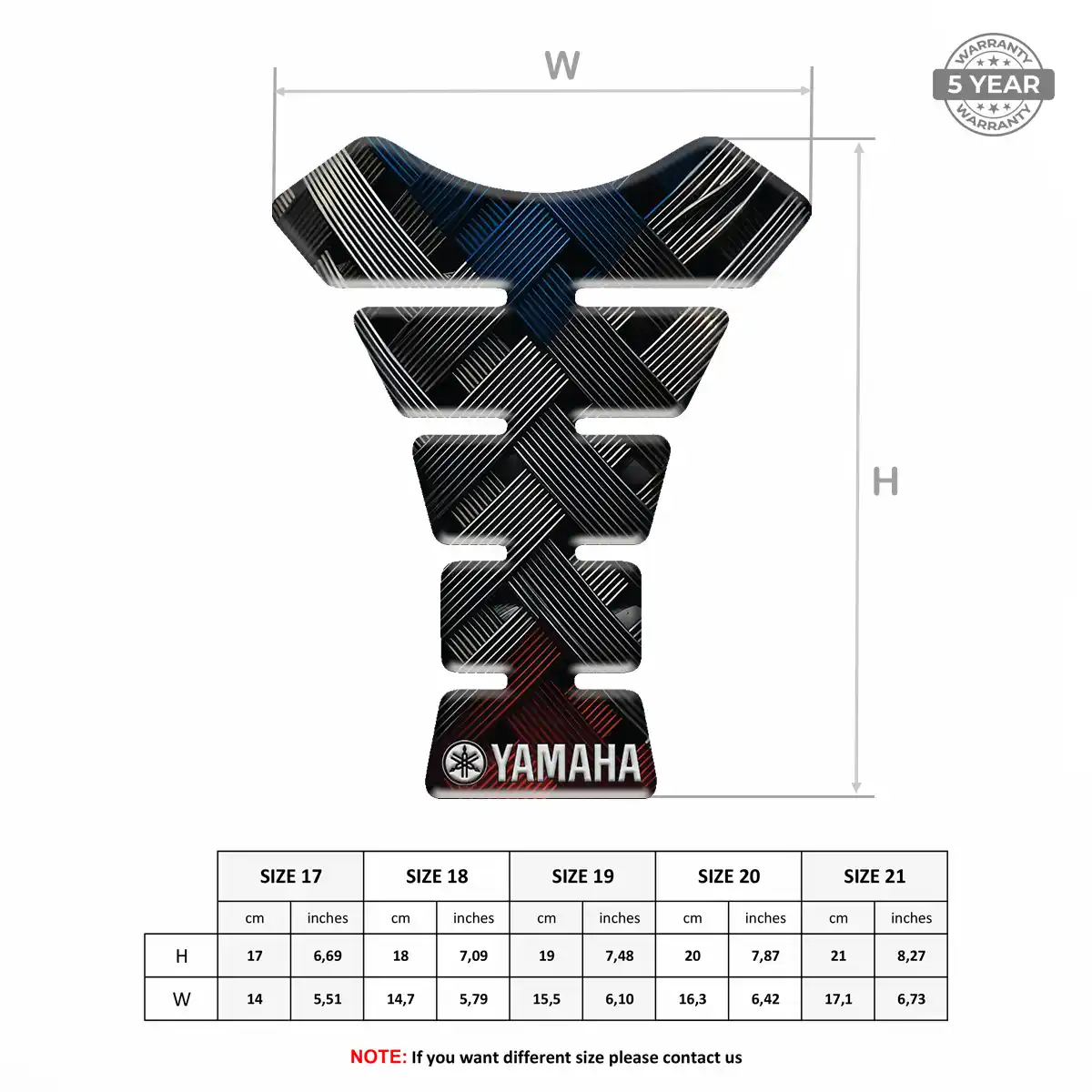 Yamaha Tank Fuse Prestige Line