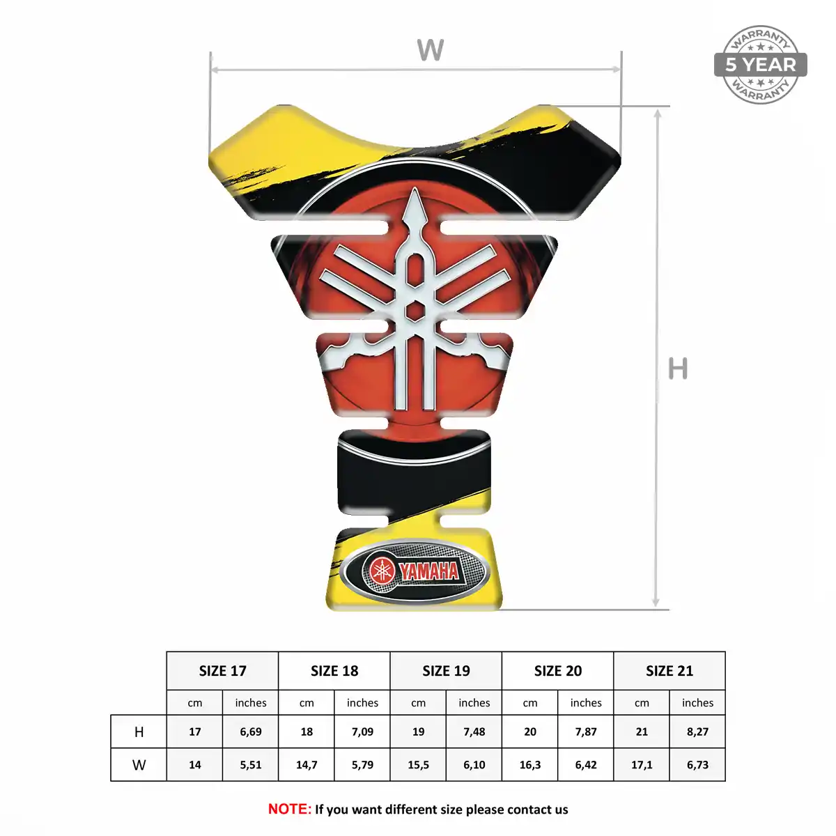 Yamaha Tank Fuse Protector Deluxe Edition