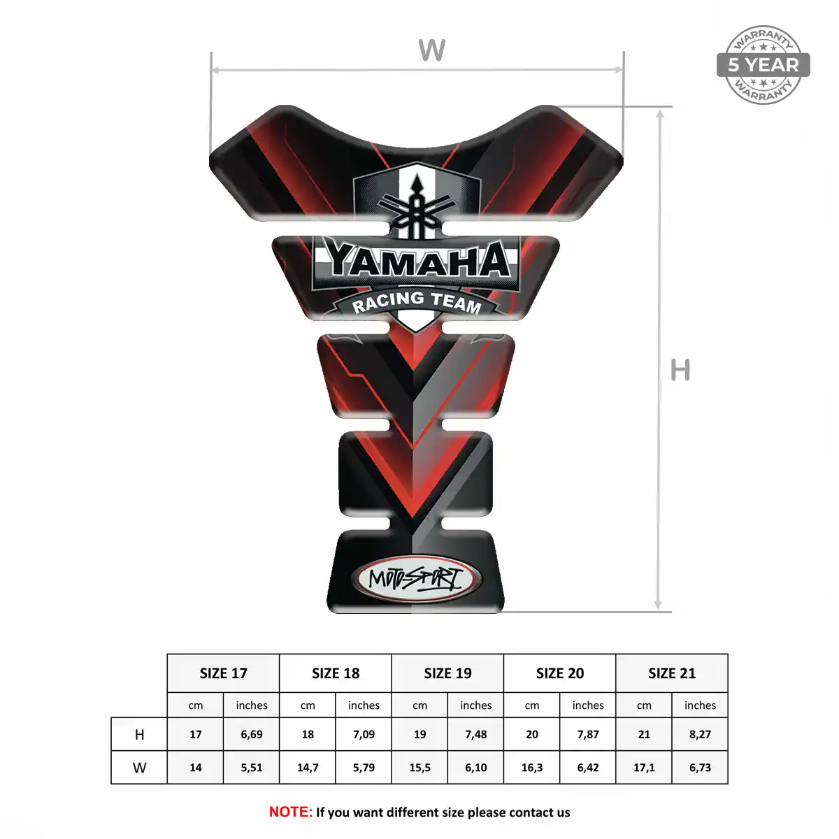 Yamaha Tank Fuse Protector Elite Edition