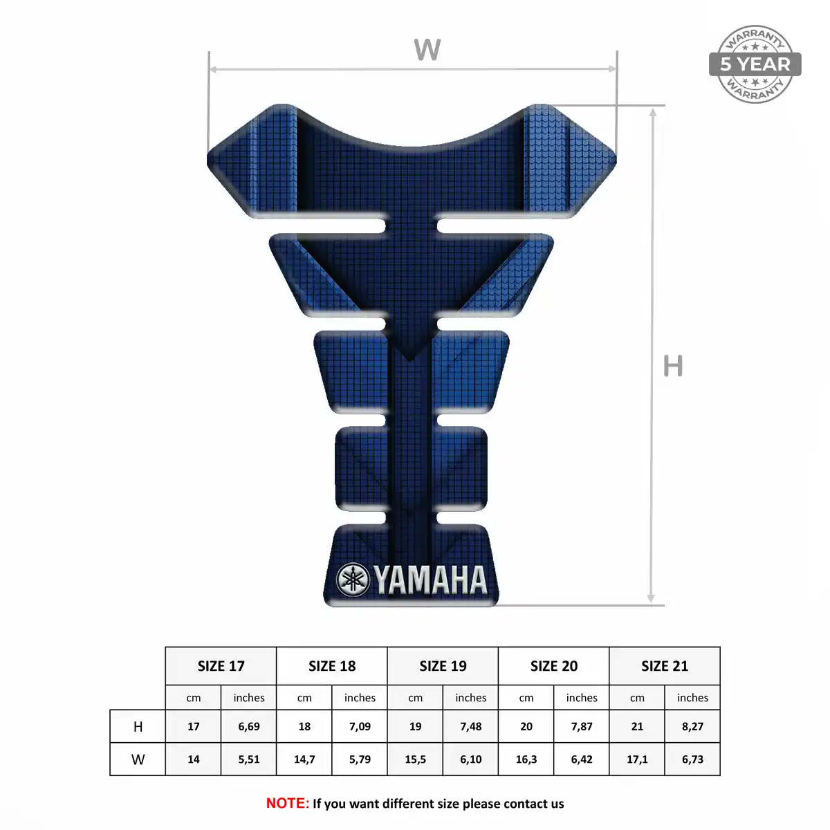 Yamaha Tank Fuse Protector Motorbike Elite Edition