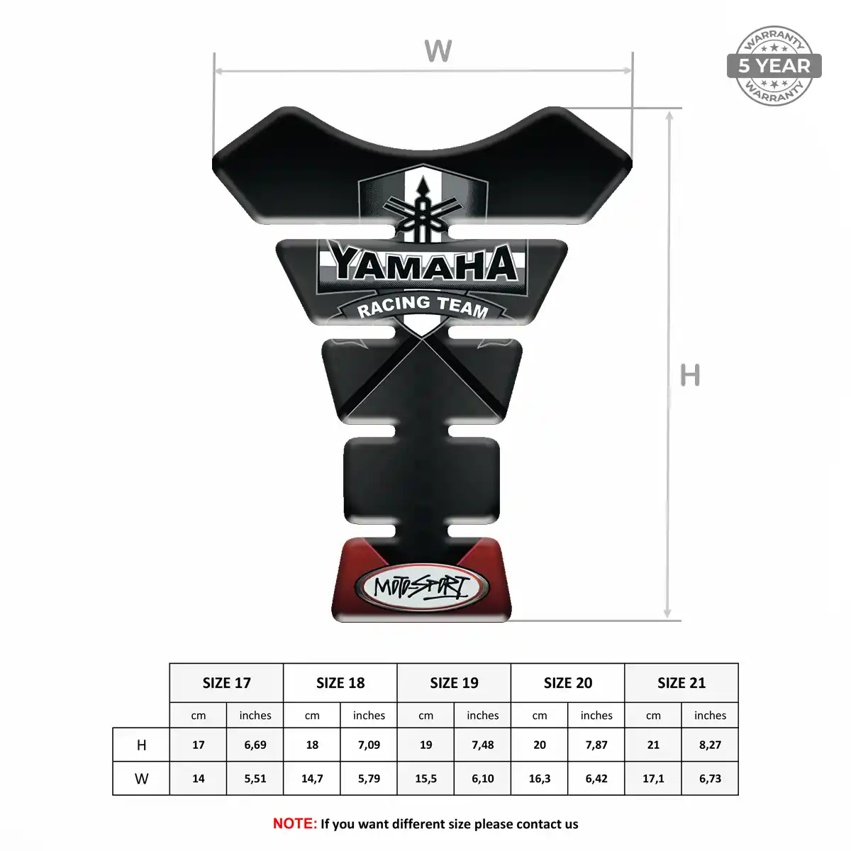 Yamaha Tank Fuse Protector Prestige Line