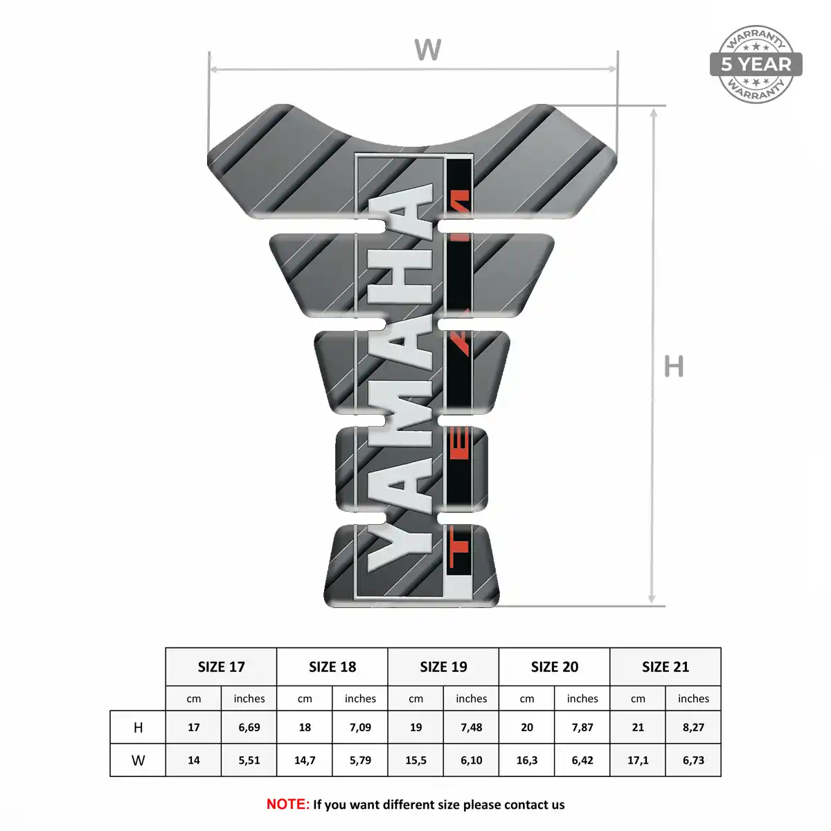 Yamaha Tank Grip Pad Exclusive Series