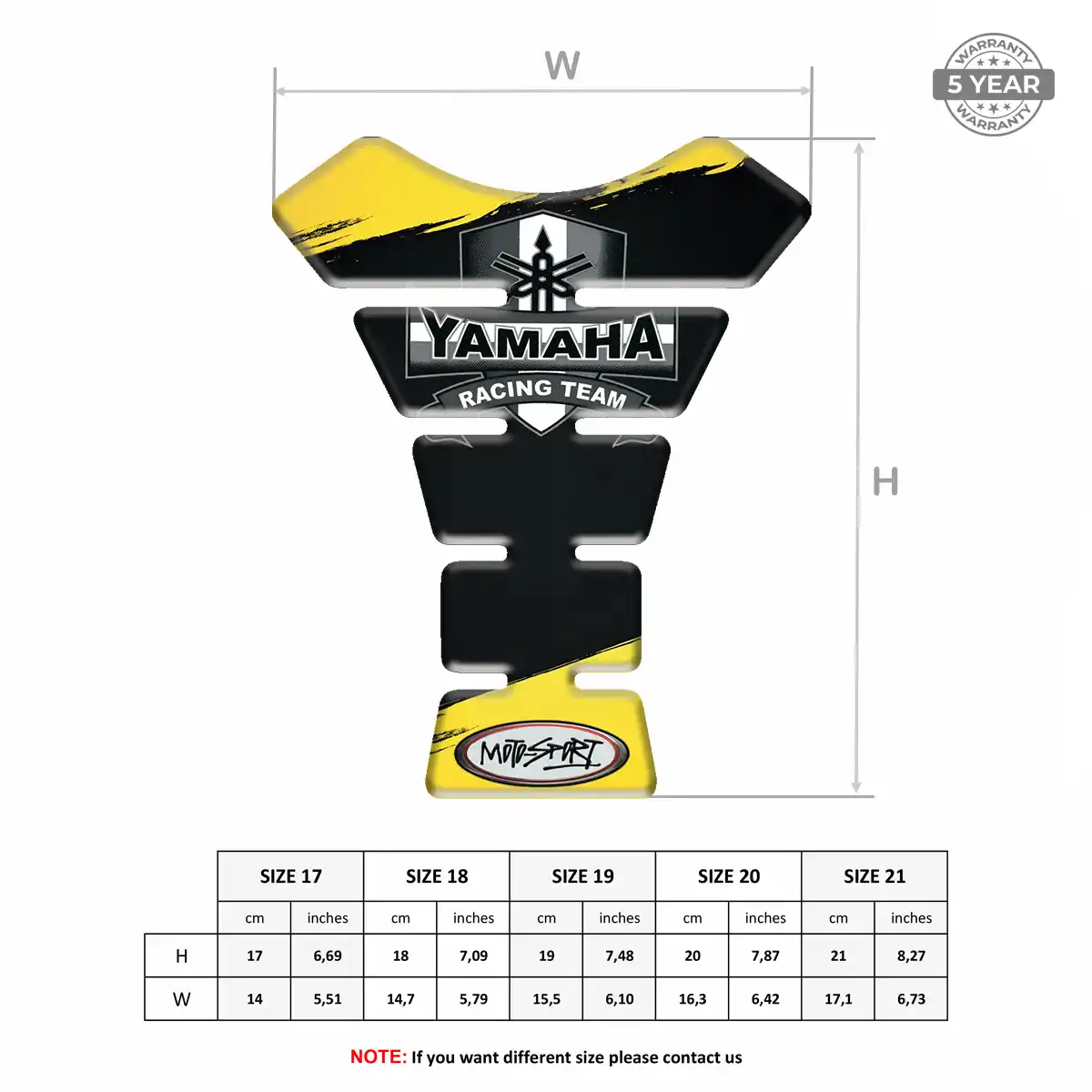 Yamaha Tank Grip Pad Superior Craft
