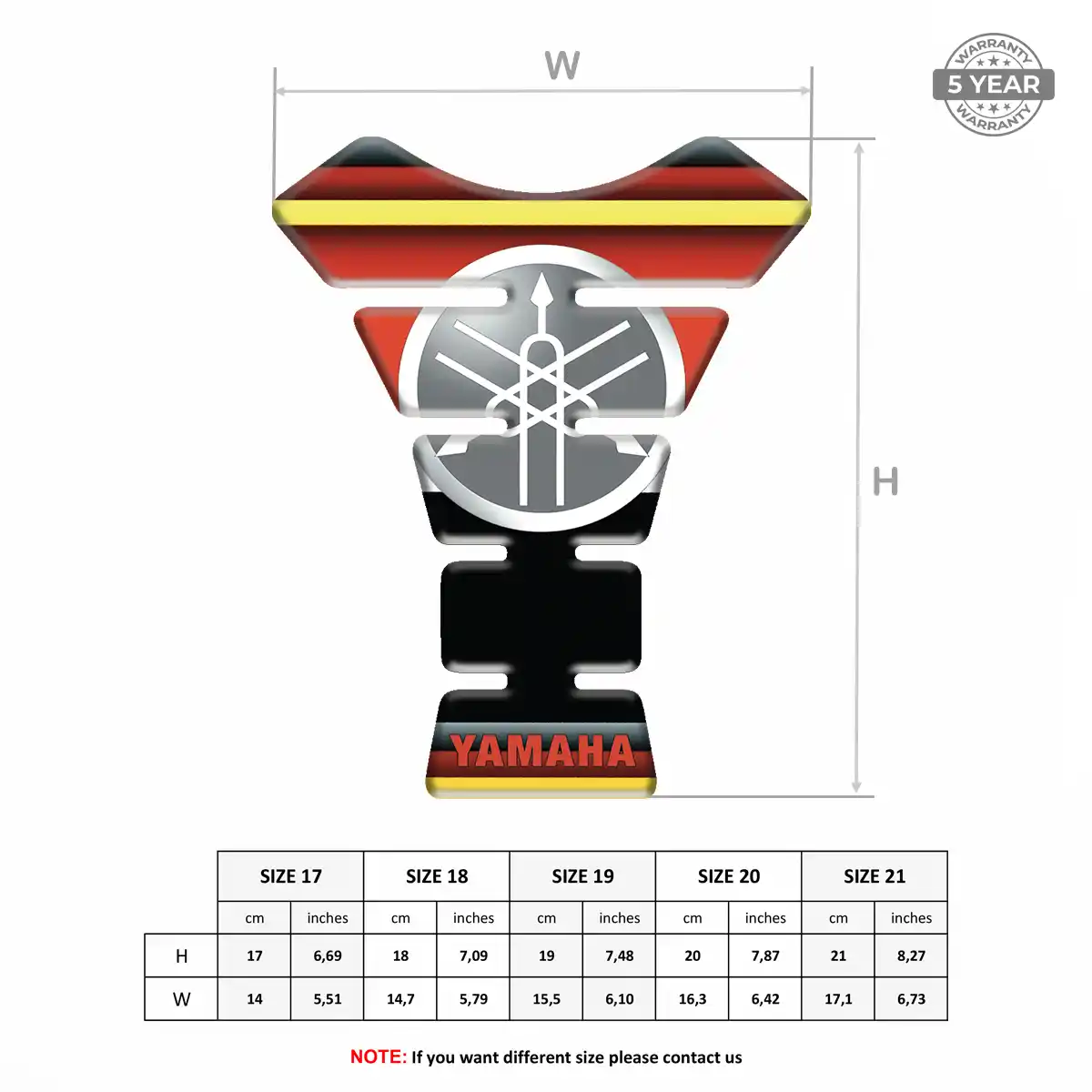Yamaha Tank Guard Deluxe Edition