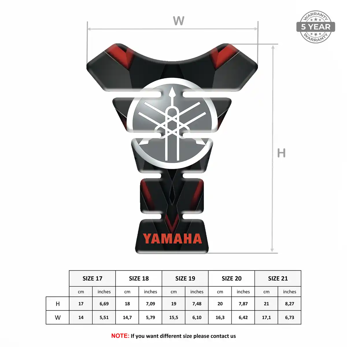 Yamaha Tank Guard Exclusive Series