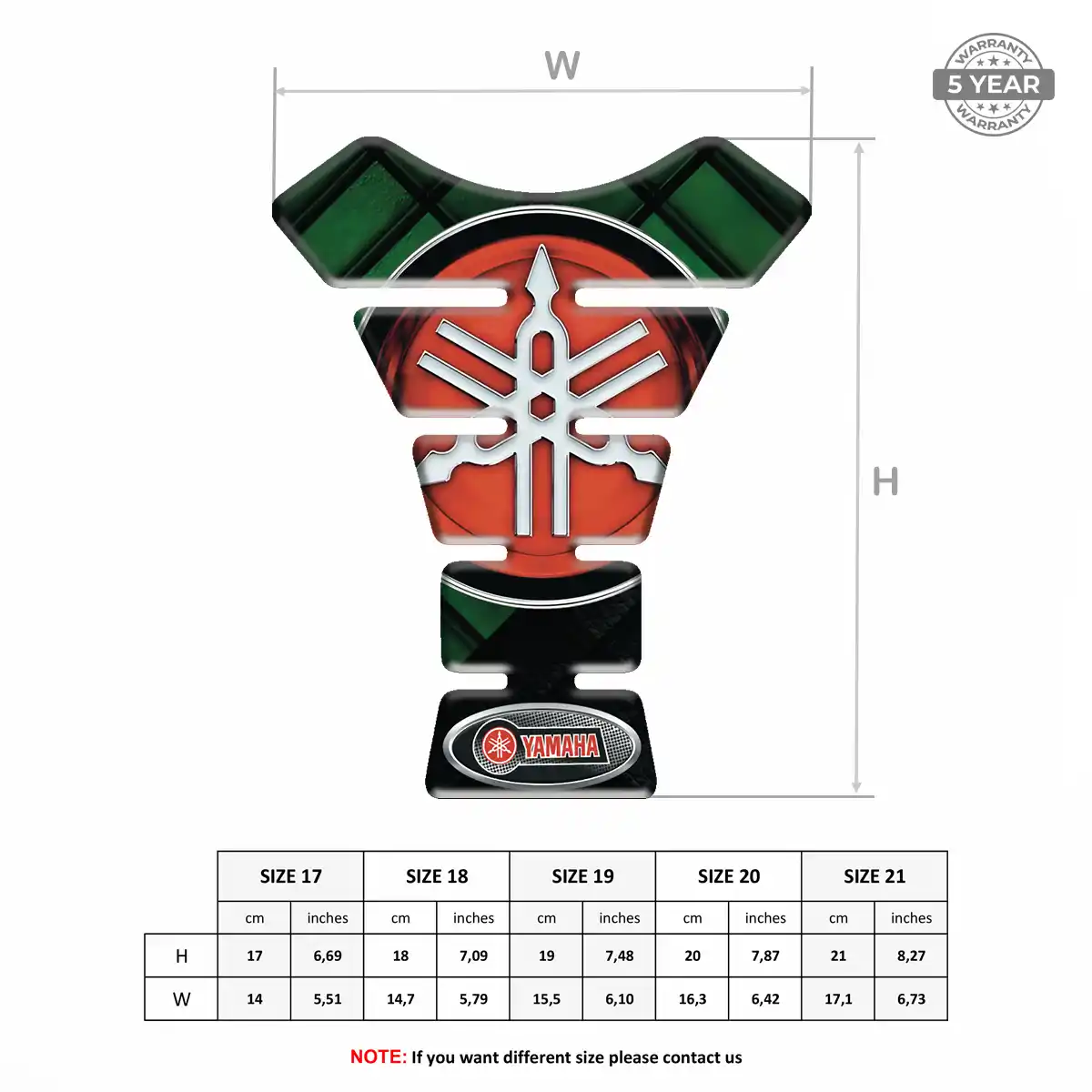 Yamaha Tank Guard Fuse Deluxe Edition