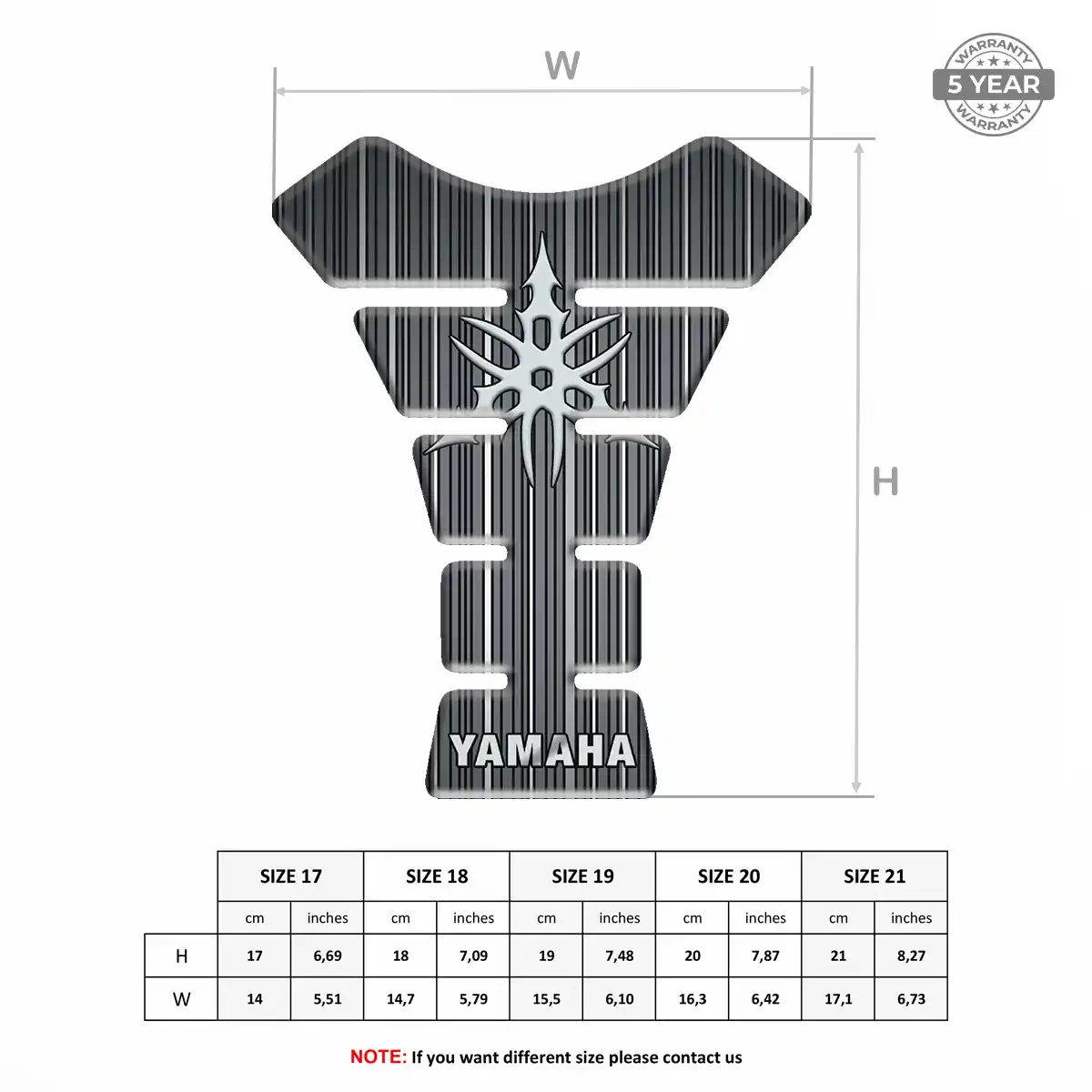Yamaha Tank Guard Fuse Motorbike Refined Design