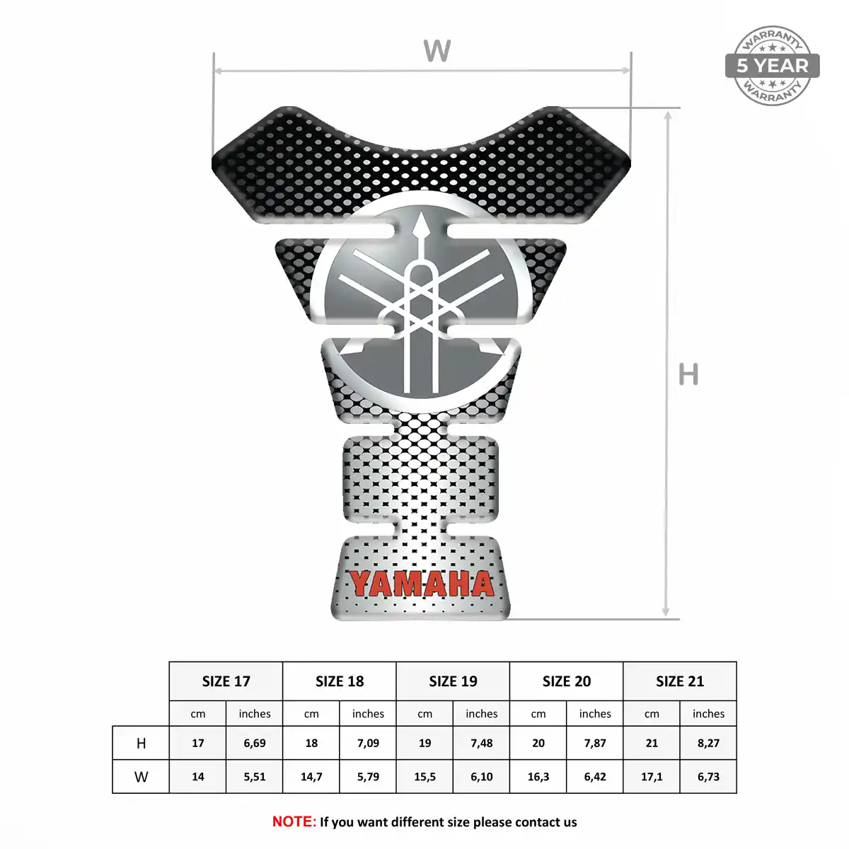 Yamaha Tank Guard Fuse Refined Design
