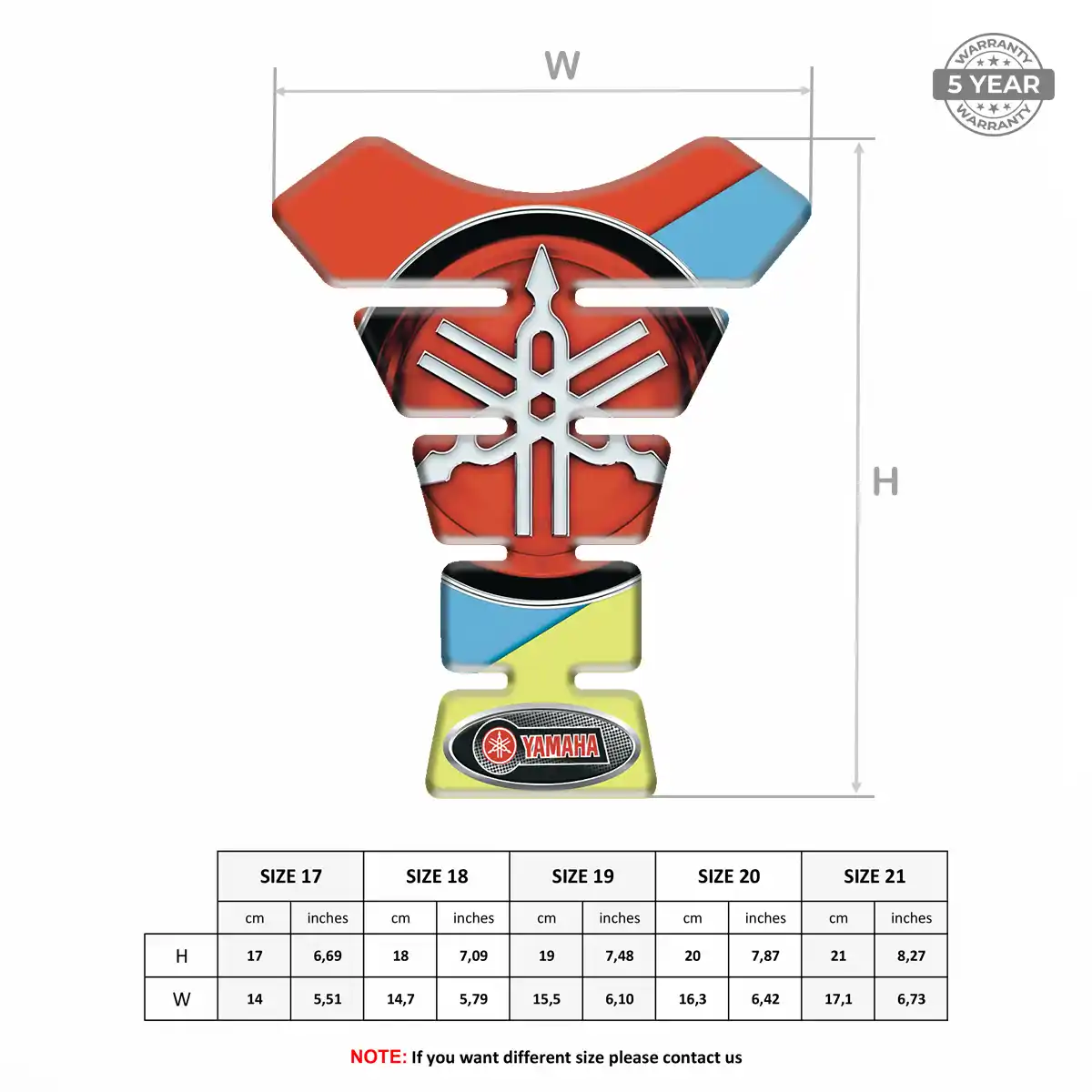 Yamaha Tank Guard Motorbike Exclusive Series