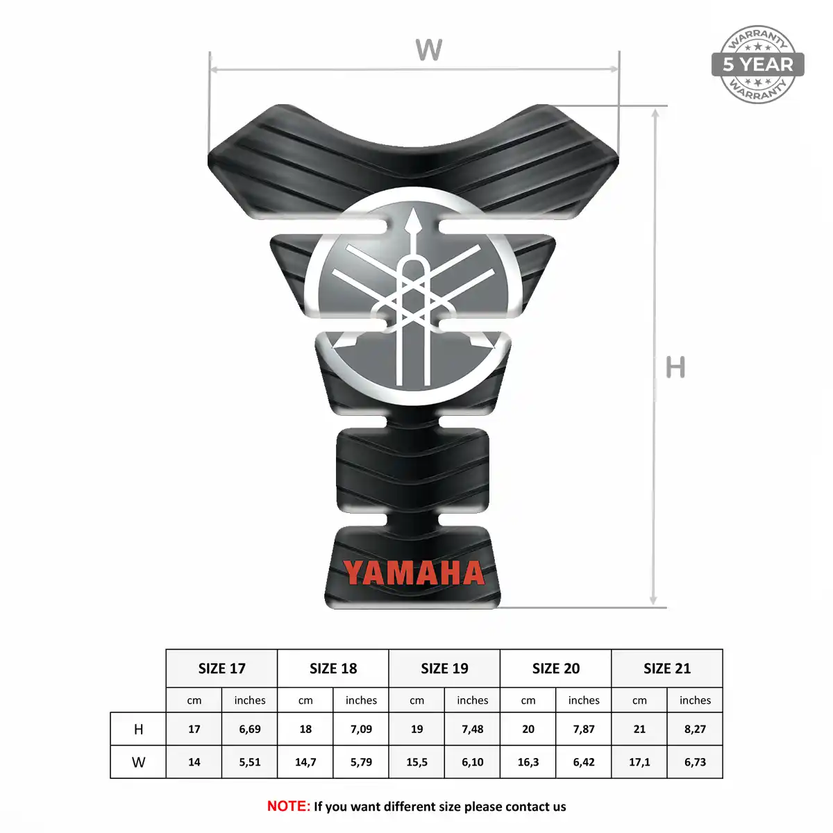 Yamaha Tank Guard Motorbike Prime Quality