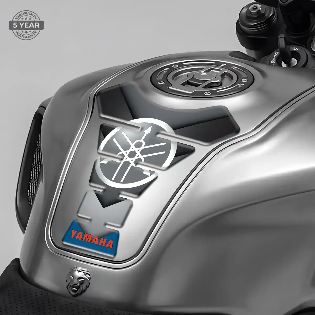 Yamaha Tank Guard Motorbike Sleek Style