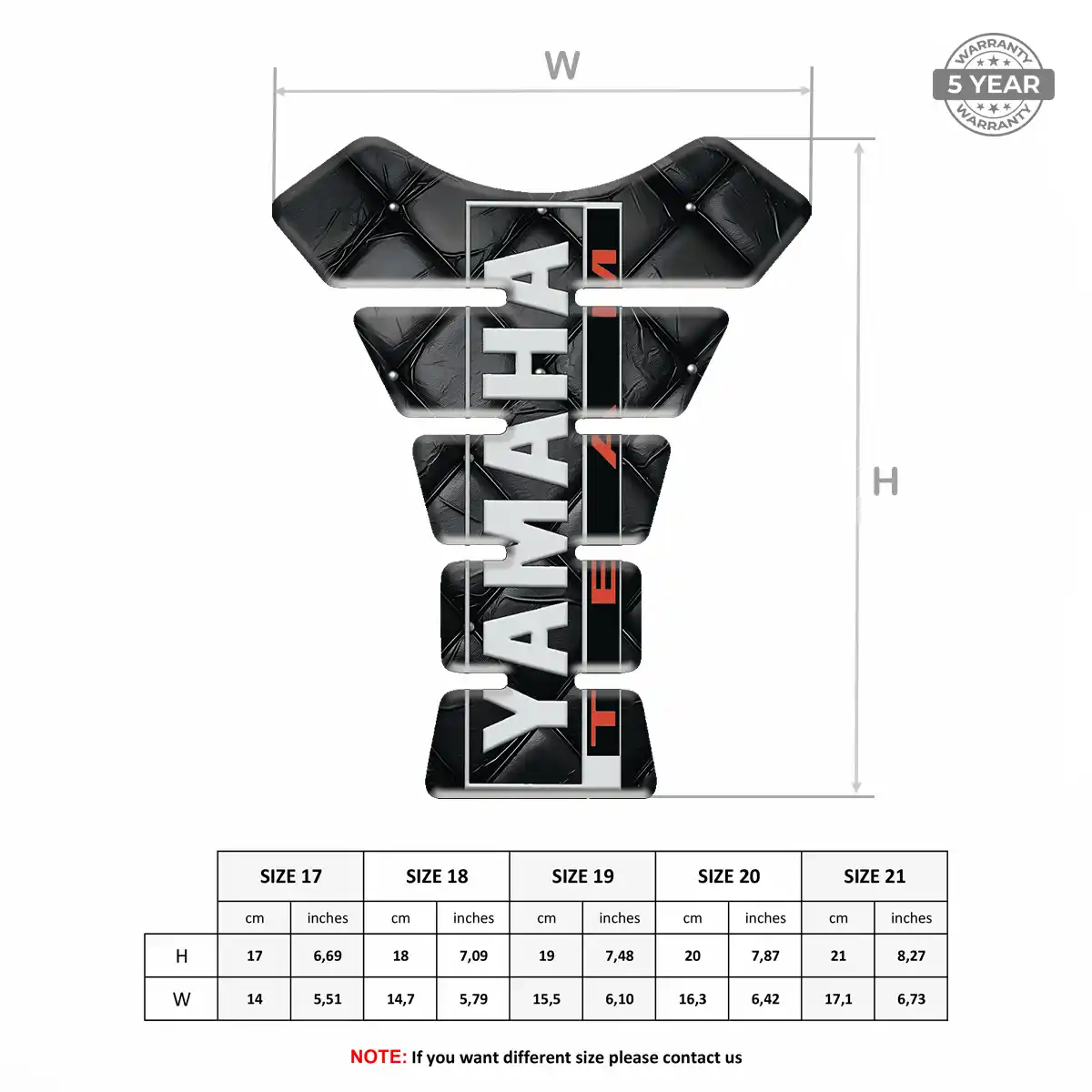 Yamaha Tank Guard Motorcycle Exclusive Series