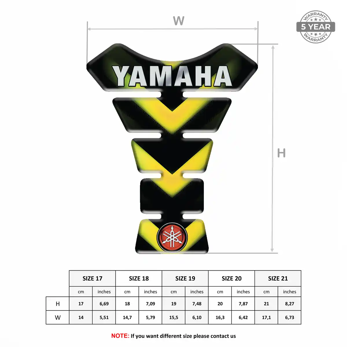 Yamaha Tank Guard Motorcycle Prime Quality