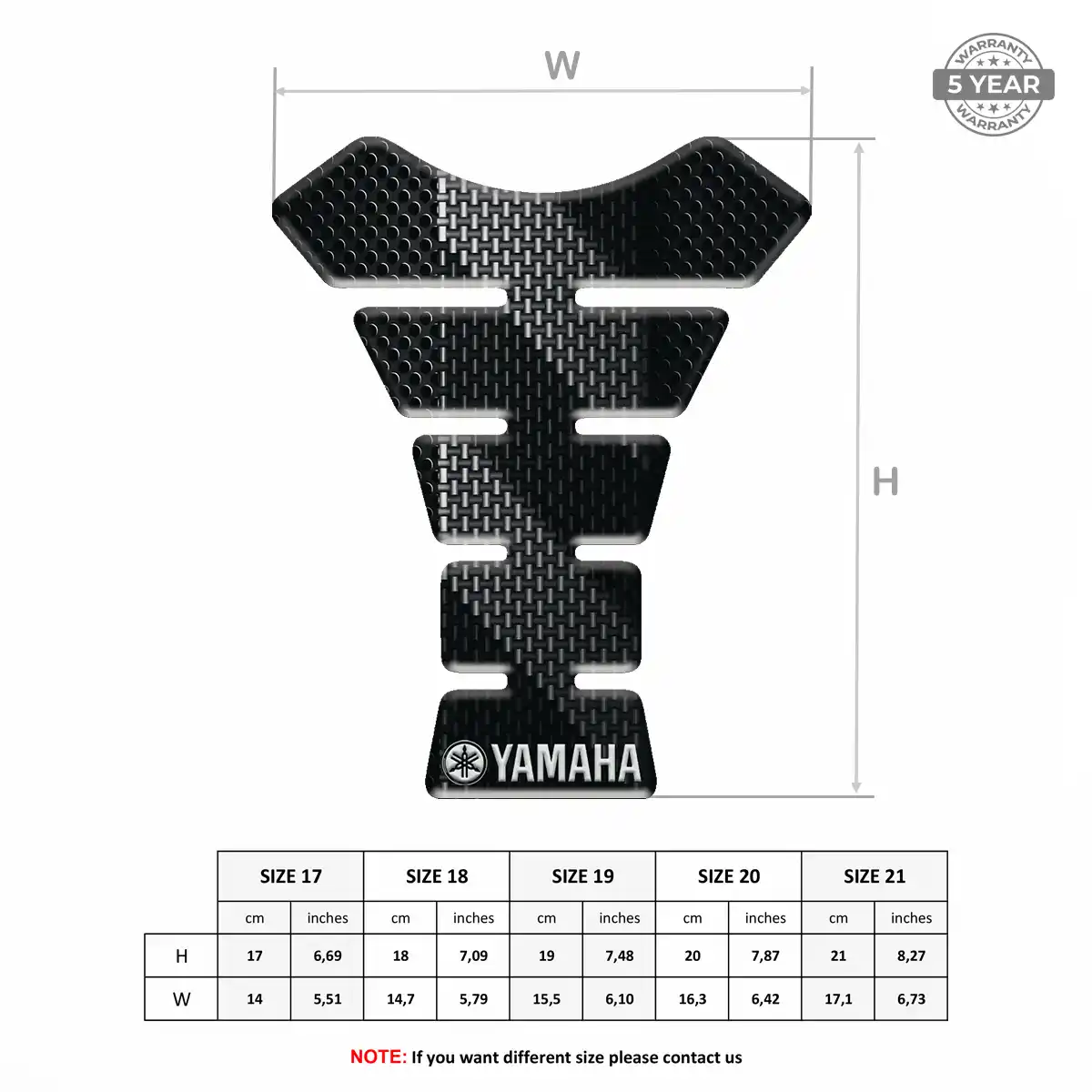 Yamaha Tank Guard Pad Deluxe Edition