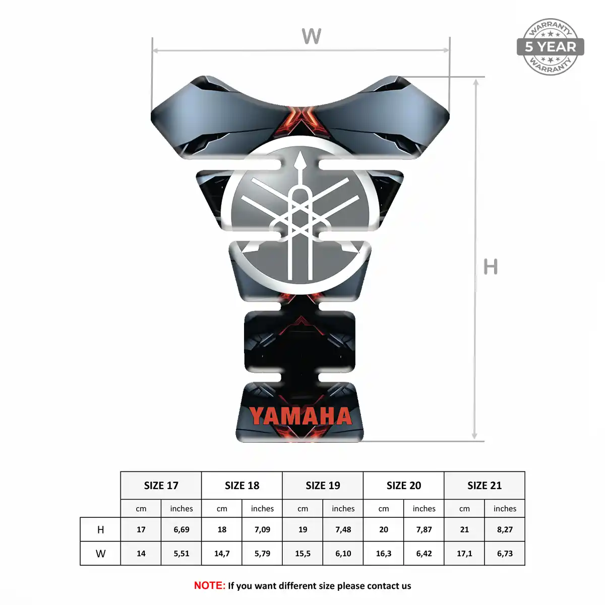 Yamaha Tank Guard Pad Exclusive Series