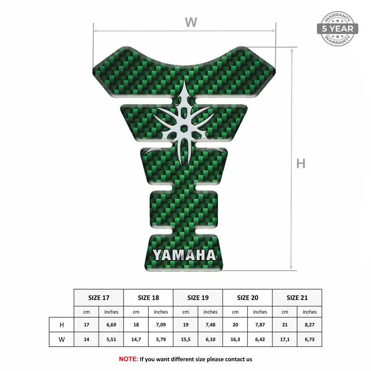 Yamaha Tank Guard Pad Motorcycle Prime Quality
