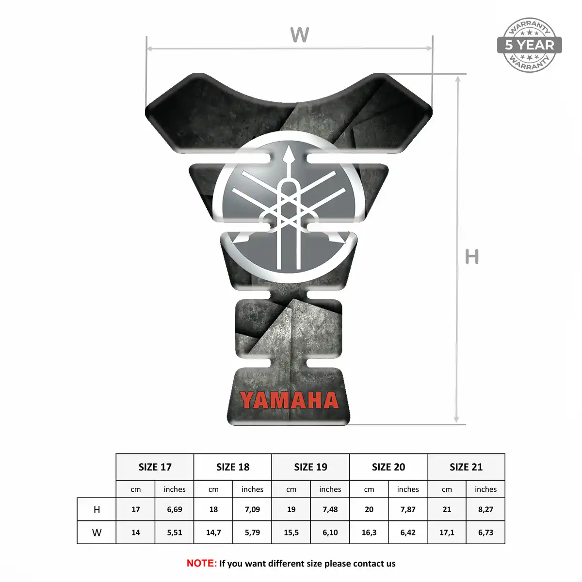 Yamaha Tank Guard Pad Signature Grade
