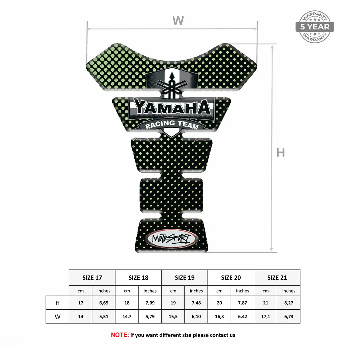 Yamaha Tank Guard Pad Superior Craft
