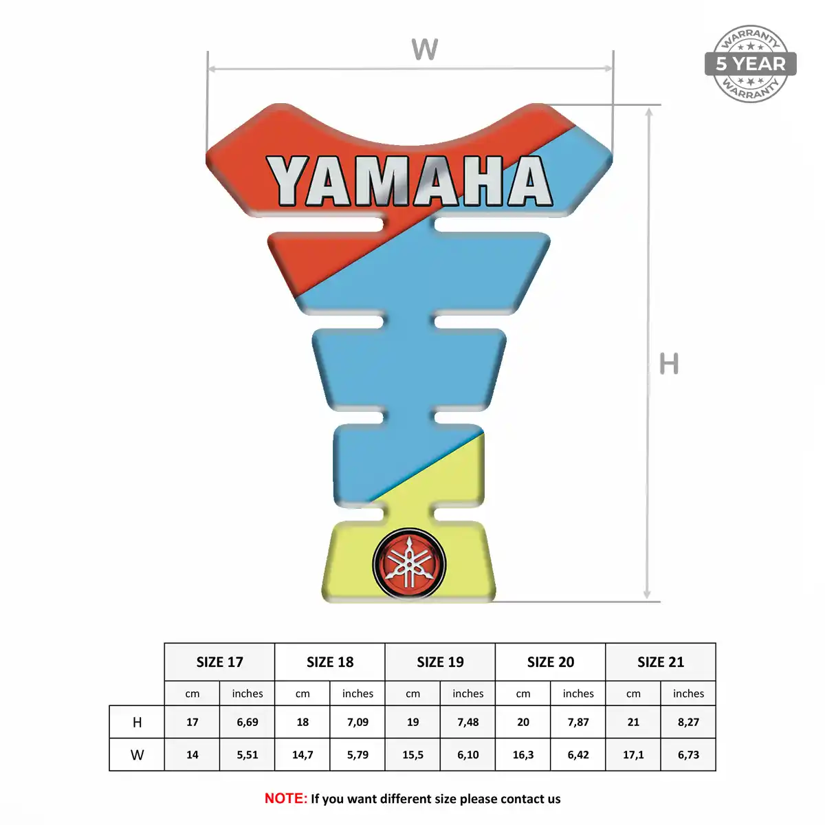 Yamaha Tank Guard Pads Elite Edition