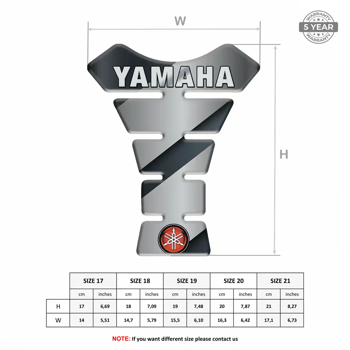 Yamaha Tank Guard Pads Exclusive Series