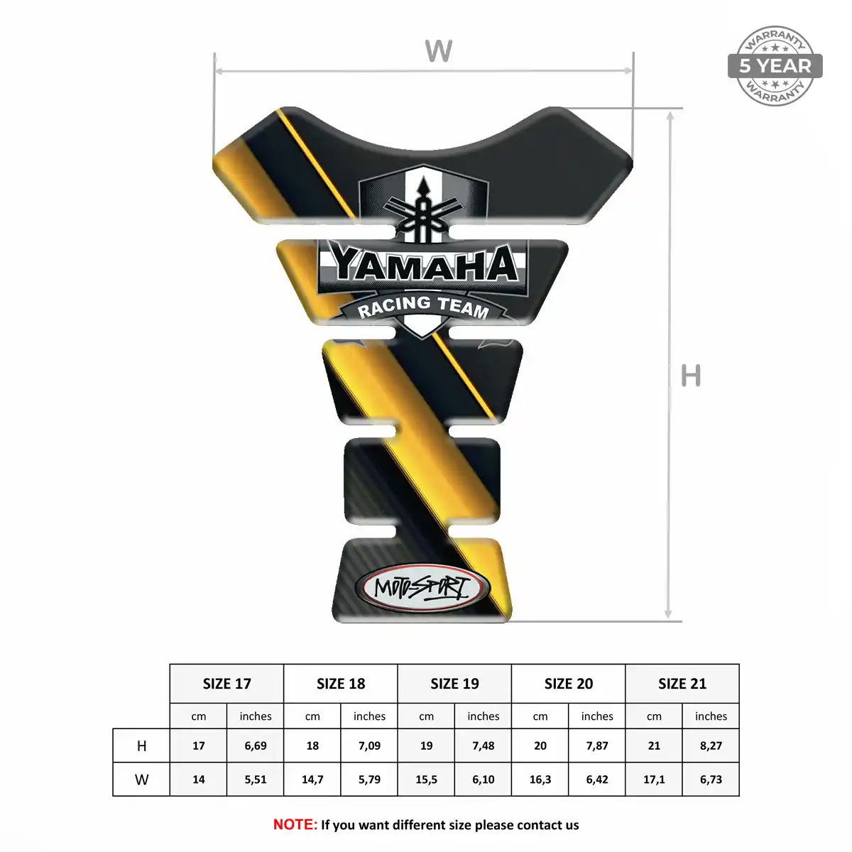 Yamaha Tank Guard Prestige Line