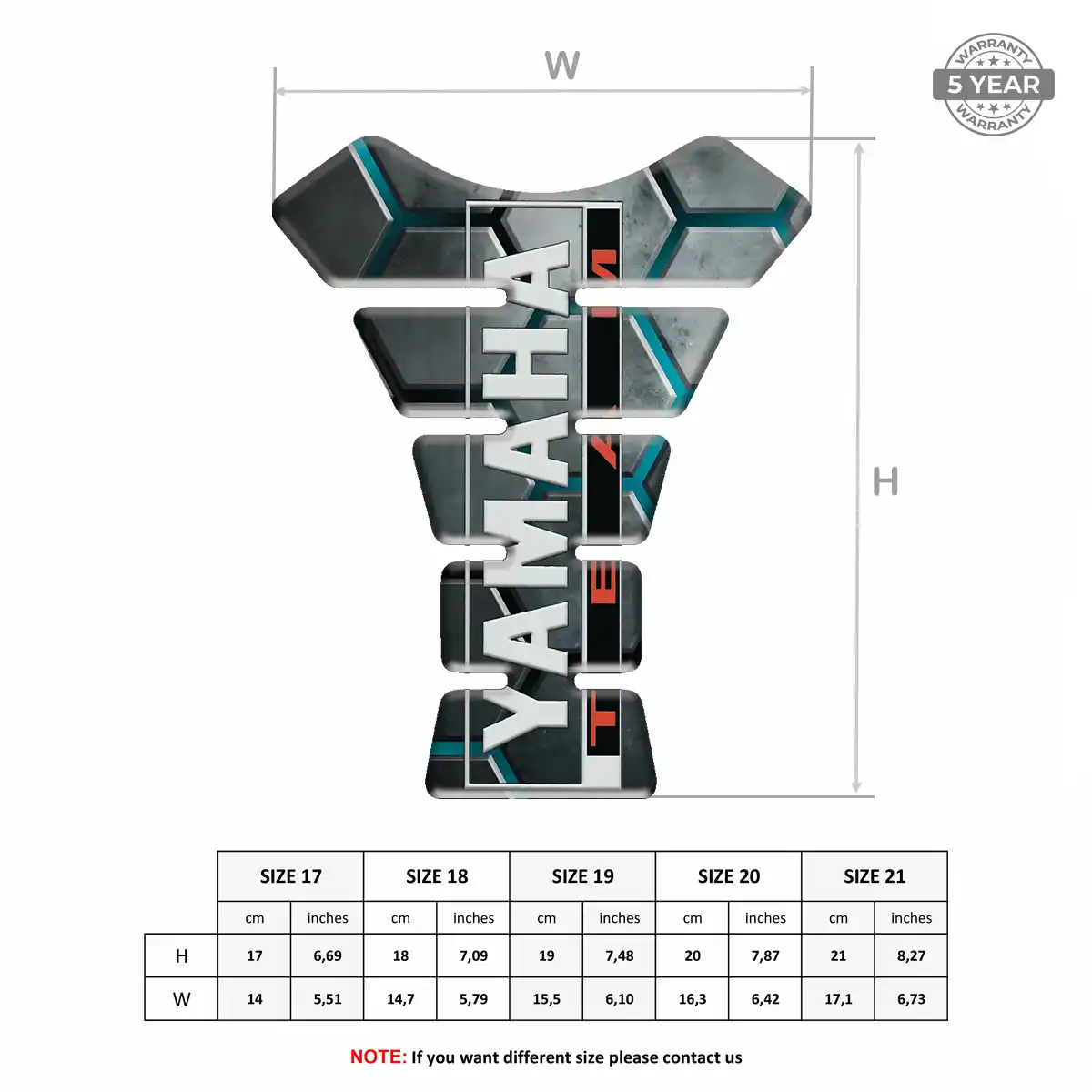 Yamaha Tank Guard Protector Deluxe Edition
