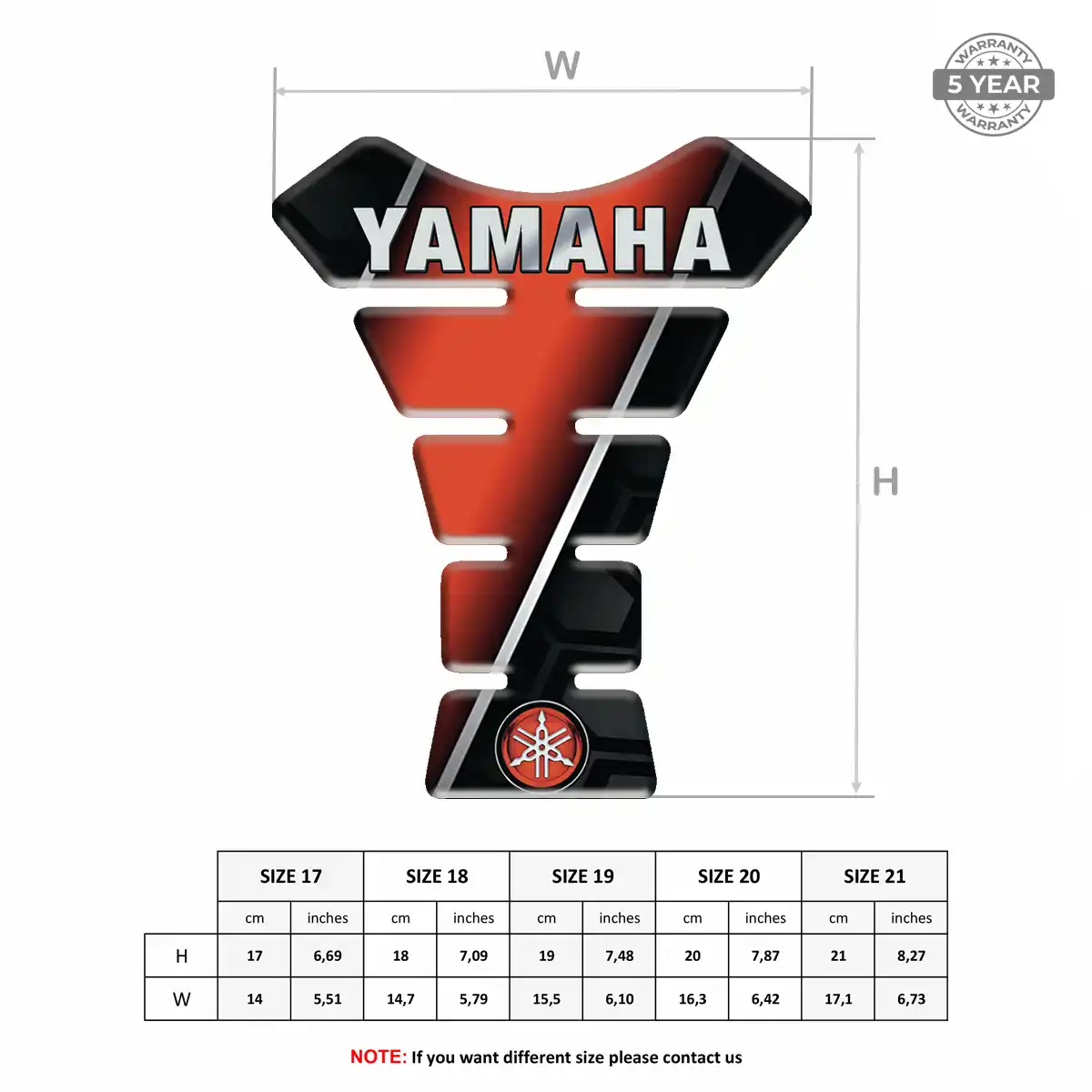 Yamaha Tank Guard Protector Elite Edition
