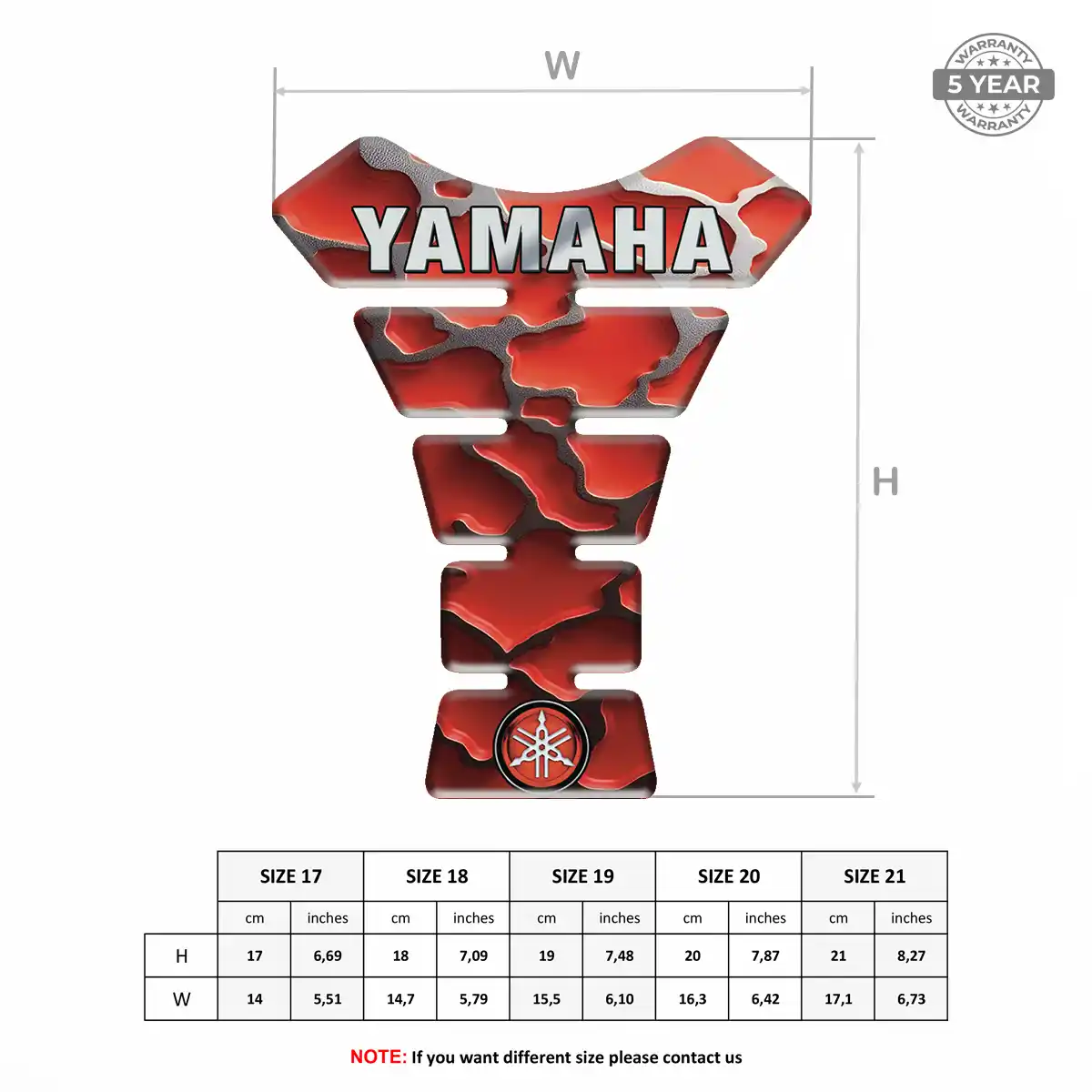 Yamaha Tank Guard Protector Exclusive Series