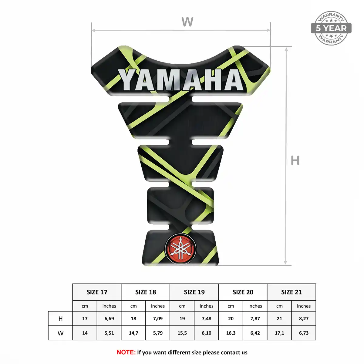 Yamaha Tank Guard Protector Motorbike Signature Grade