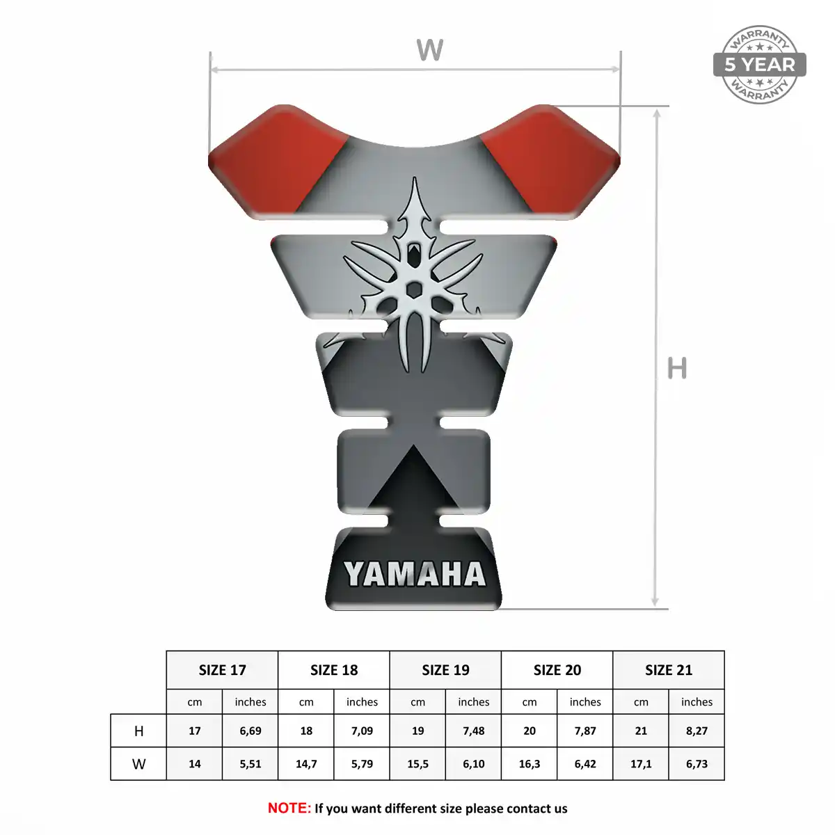 Yamaha Tank Guard Protector Refined Design