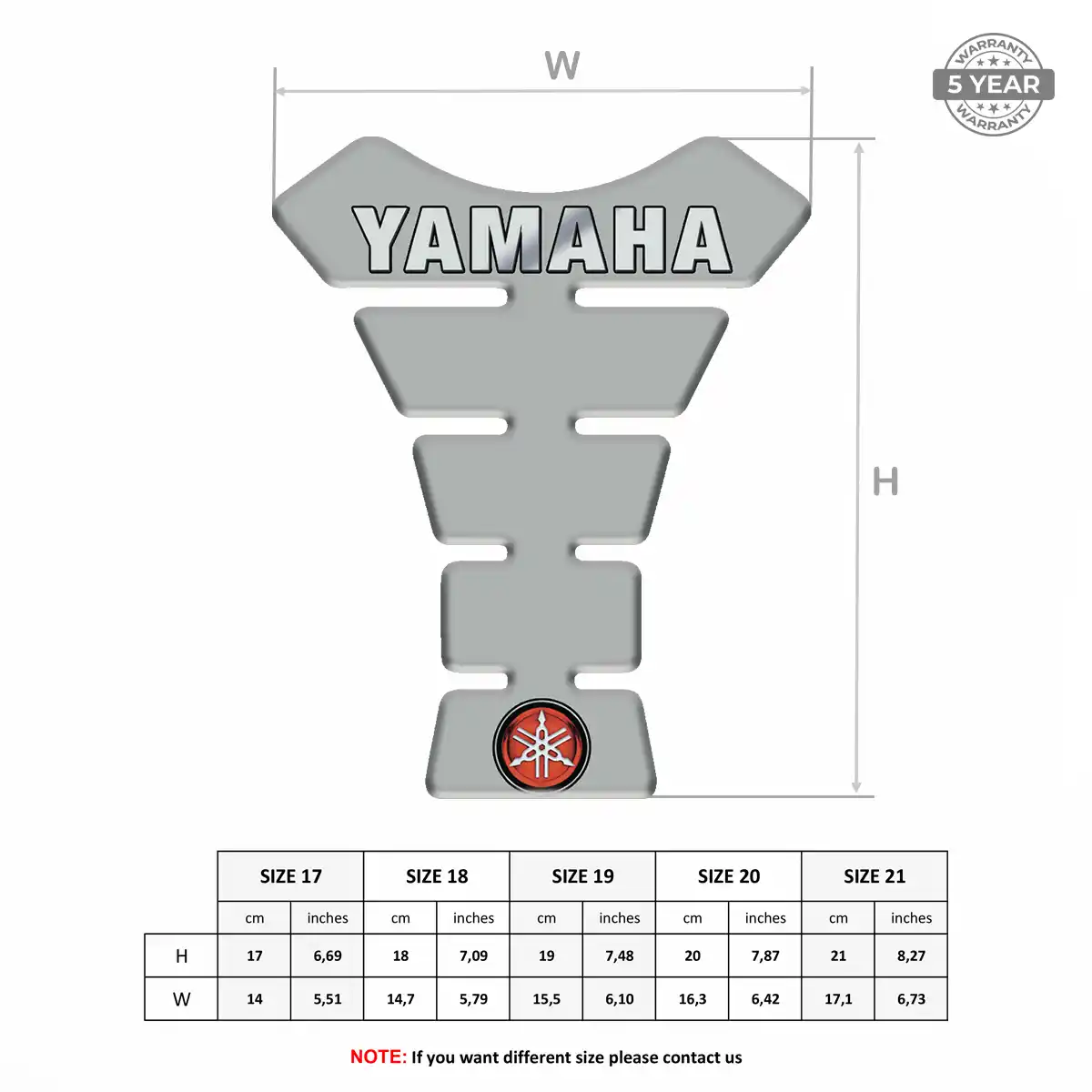 Yamaha Tank Guards Motorbike Elite Edition