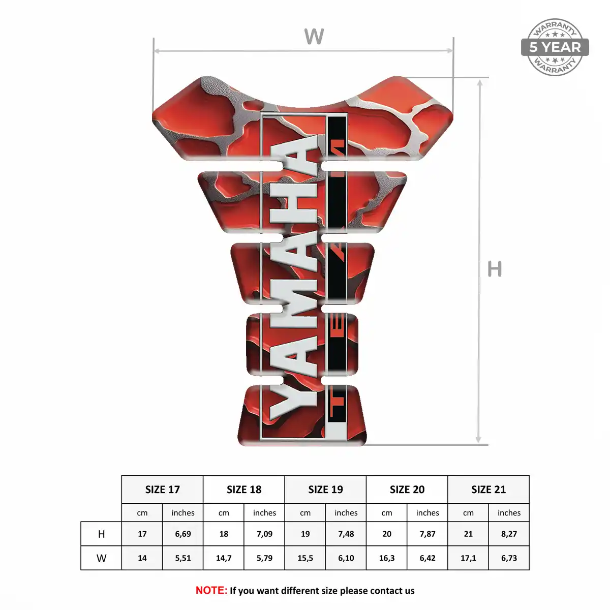 Yamaha Tank Guards Motorbike Exclusive Series