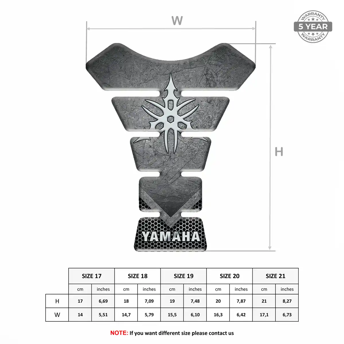 Yamaha Tank Guards Motorbike Signature Grade