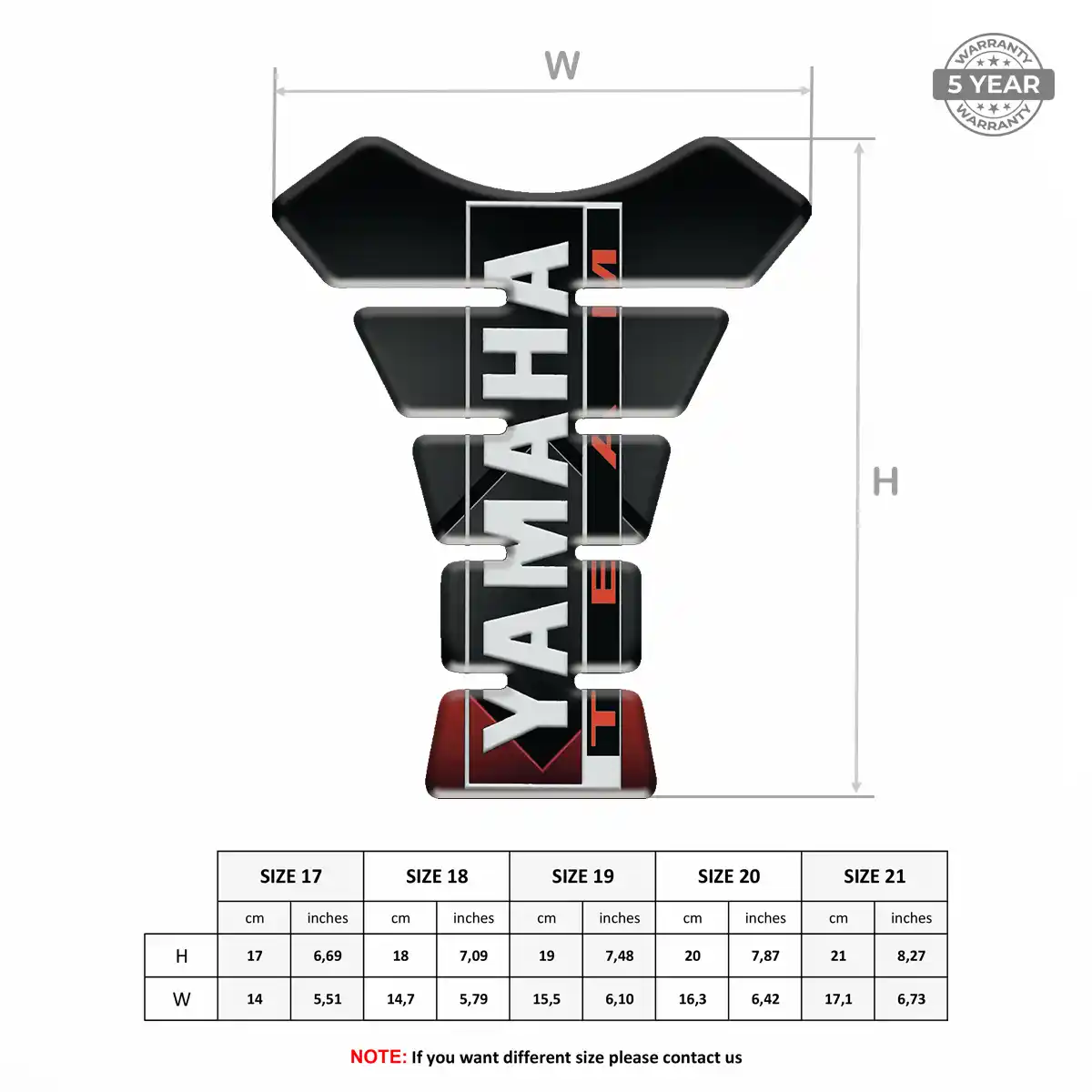 Yamaha Tank Guards Motorcycle Deluxe Edition