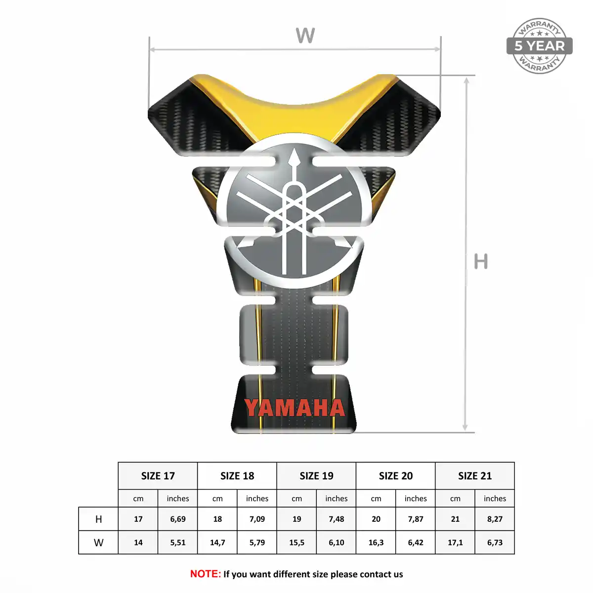 Yamaha Tank Guards Motorcycle Exclusive Series